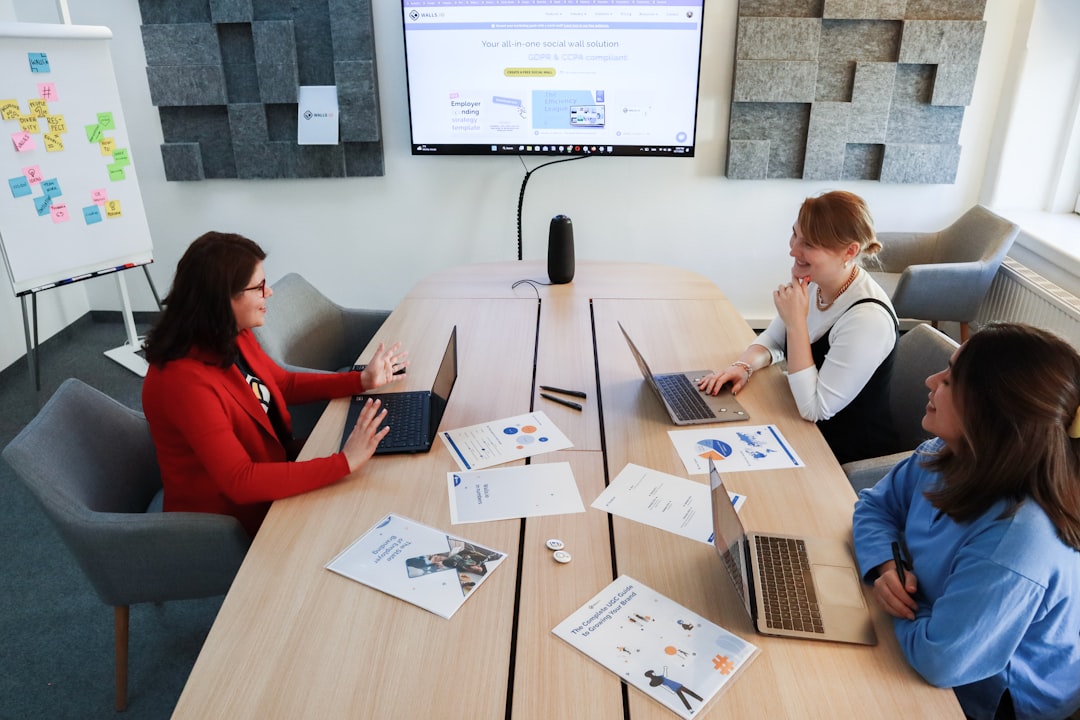 Reviewing AI visibility metrics with the team